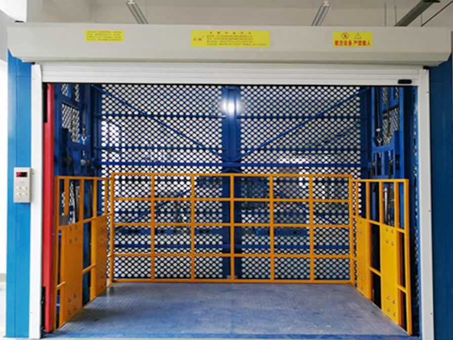 液压升降货梯安装省时省力